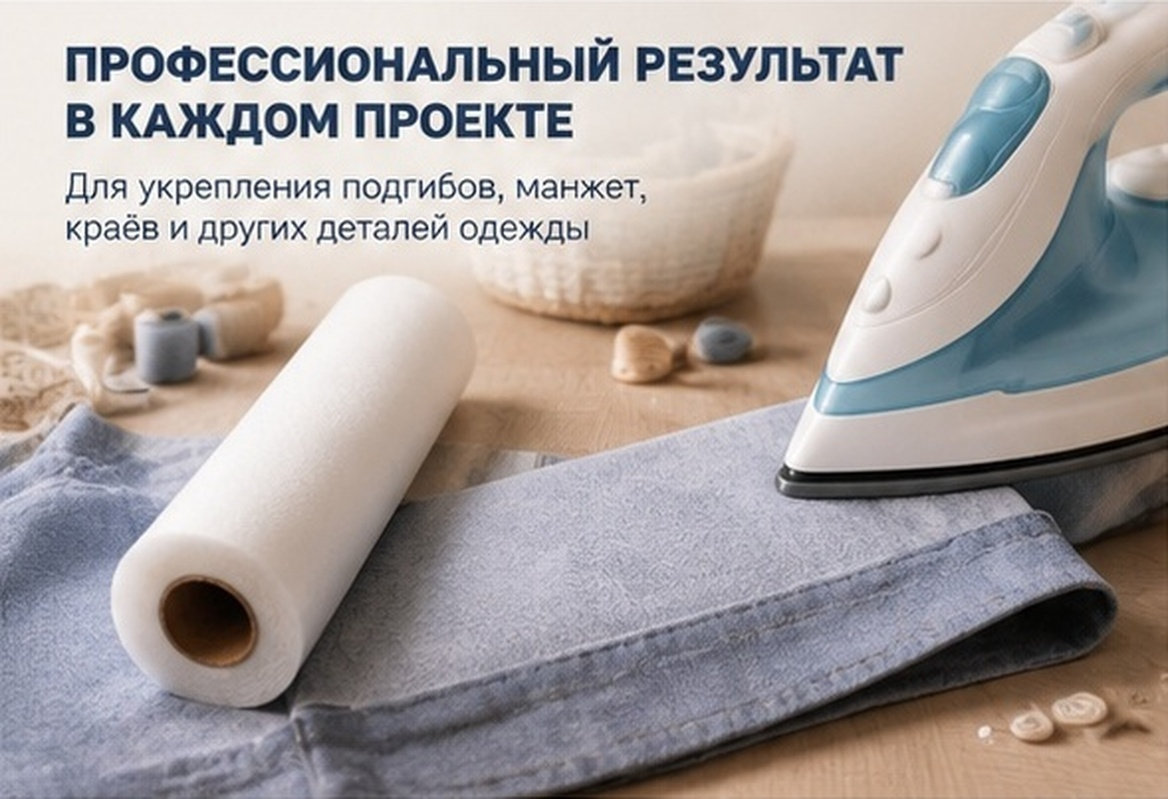Hem Tape Fusible - Cinta termoadhesiva de doble cara para