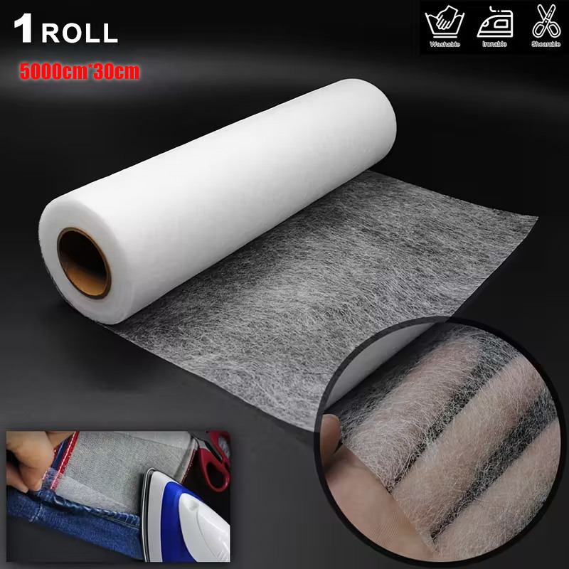 Hem Tape Fusible - 1 rollo de cinta para dobladillo