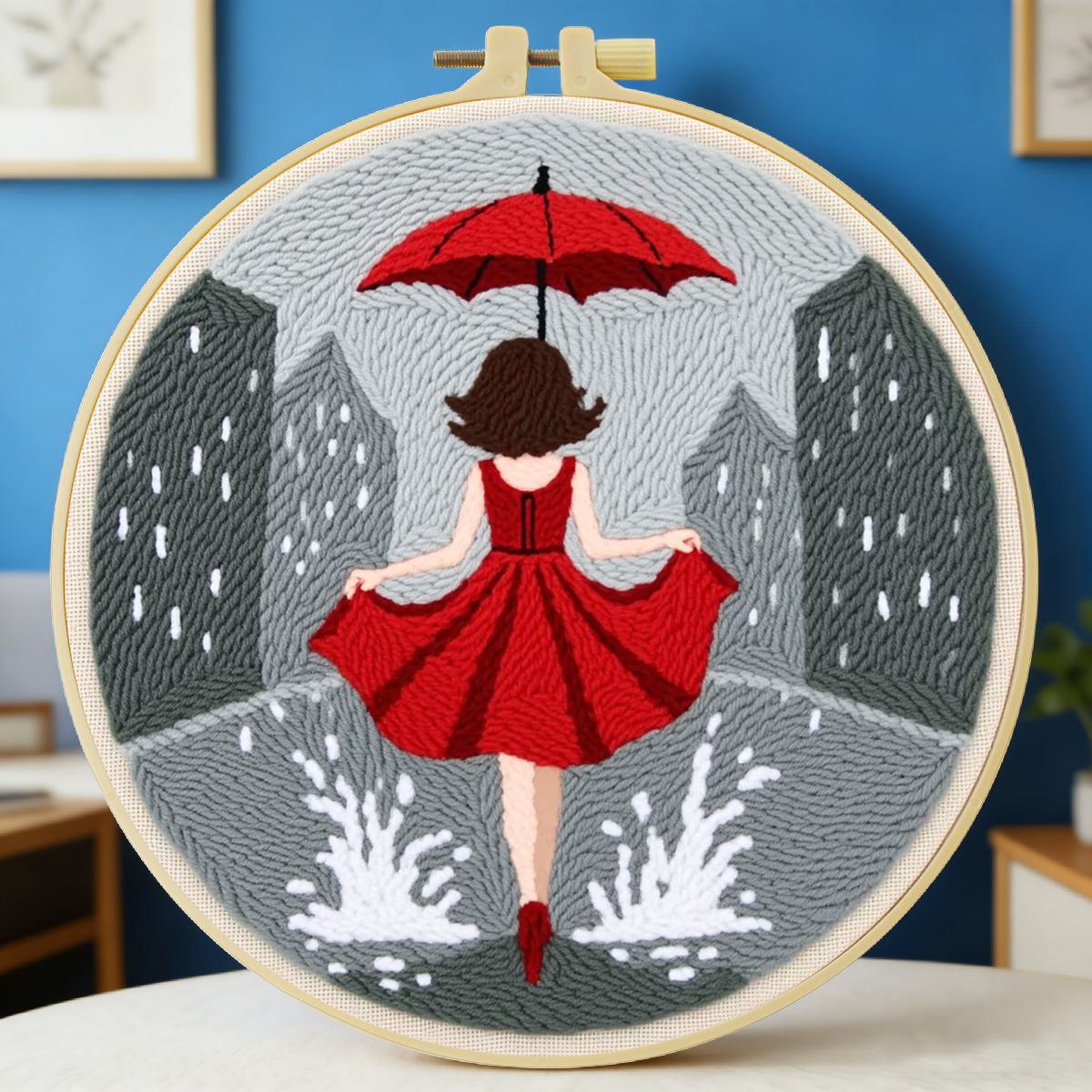 Sewing Textile Art - Kit de Bordado con Aguja Mágica