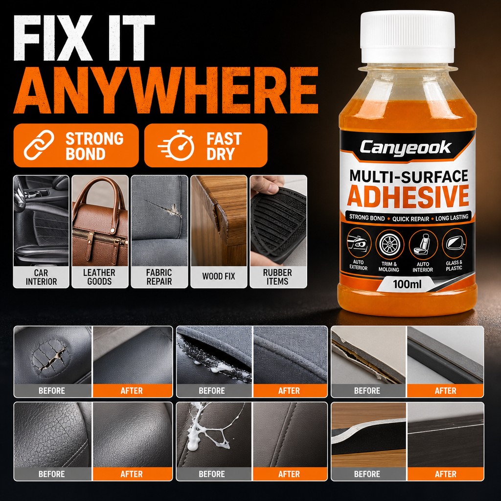 Fabric Glue Bond - Adhesivo Multisuperficie CANYEOOK 50ml, Pegamento Flexible