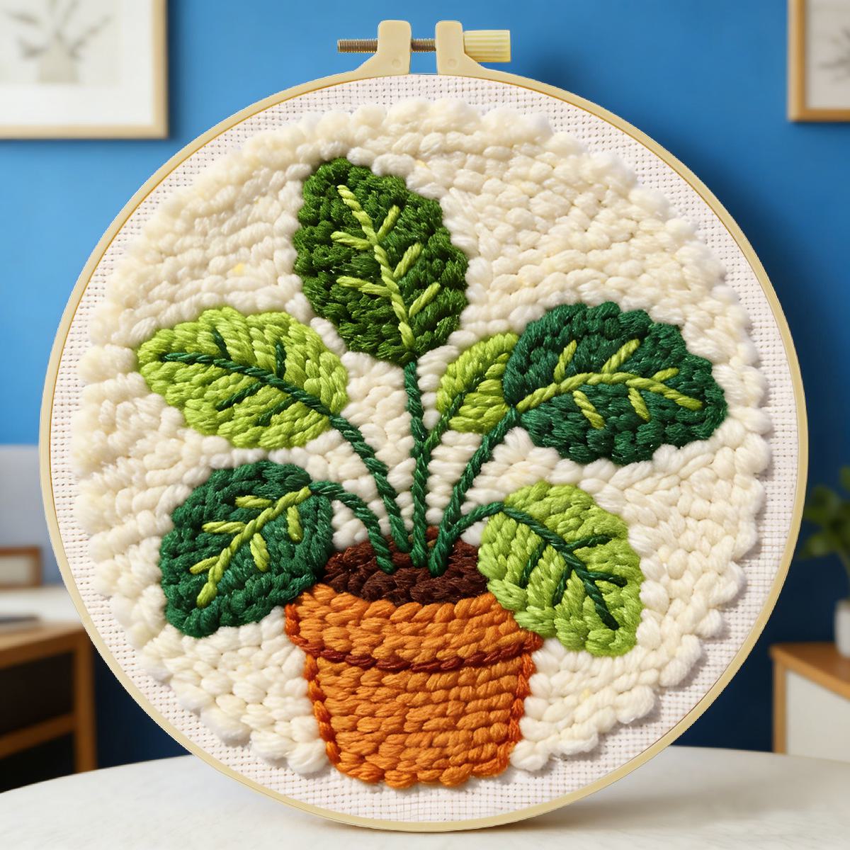 Sewing Textile Art - Kit de Bordado con Aguja Mágica