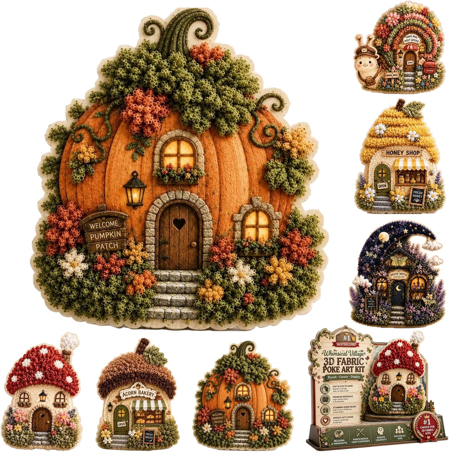 Sewing Textile Art - Kit de Arte Textil 3D DIY,