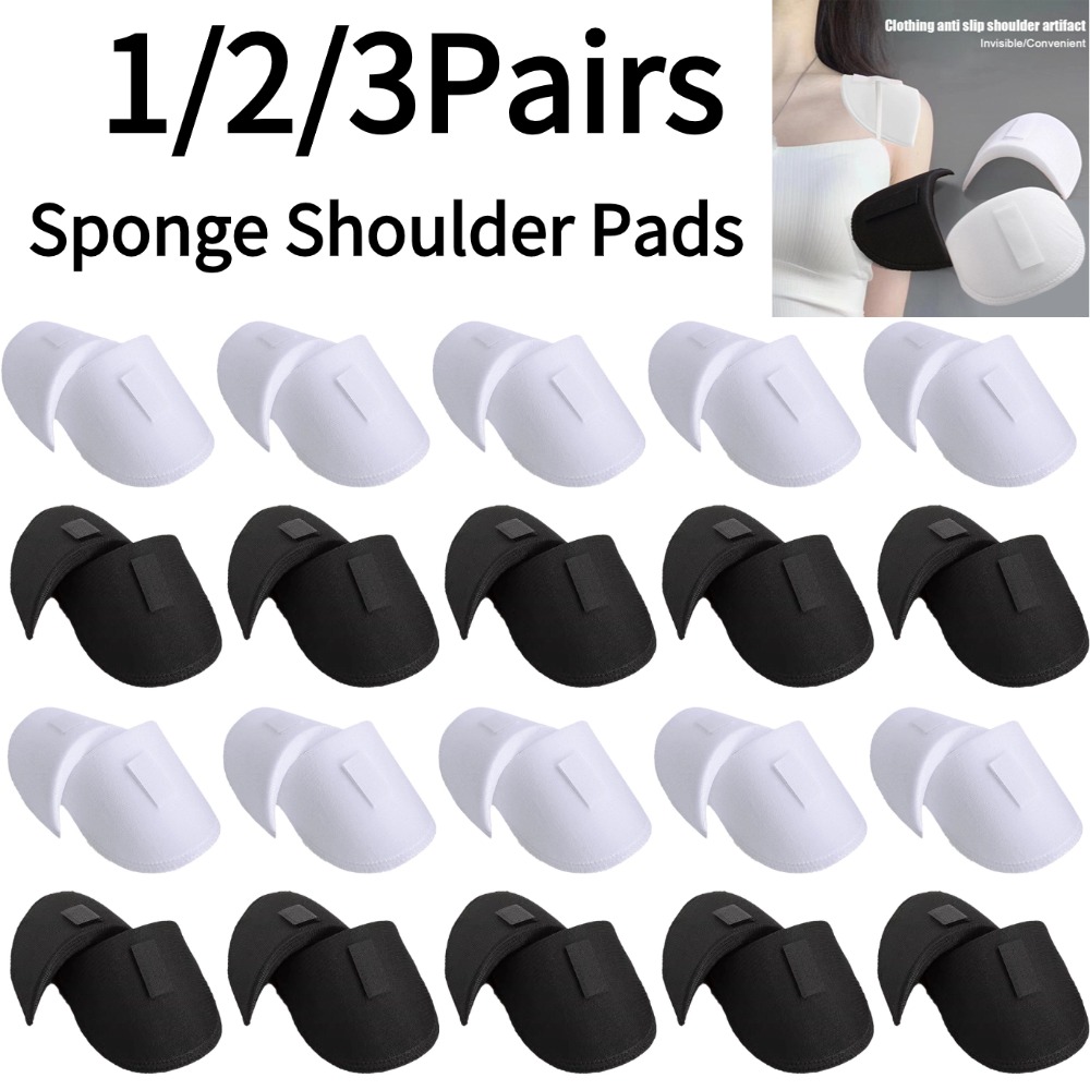 Shoulder Pad Set In - 1/2/3 pares de hombreras de esponja