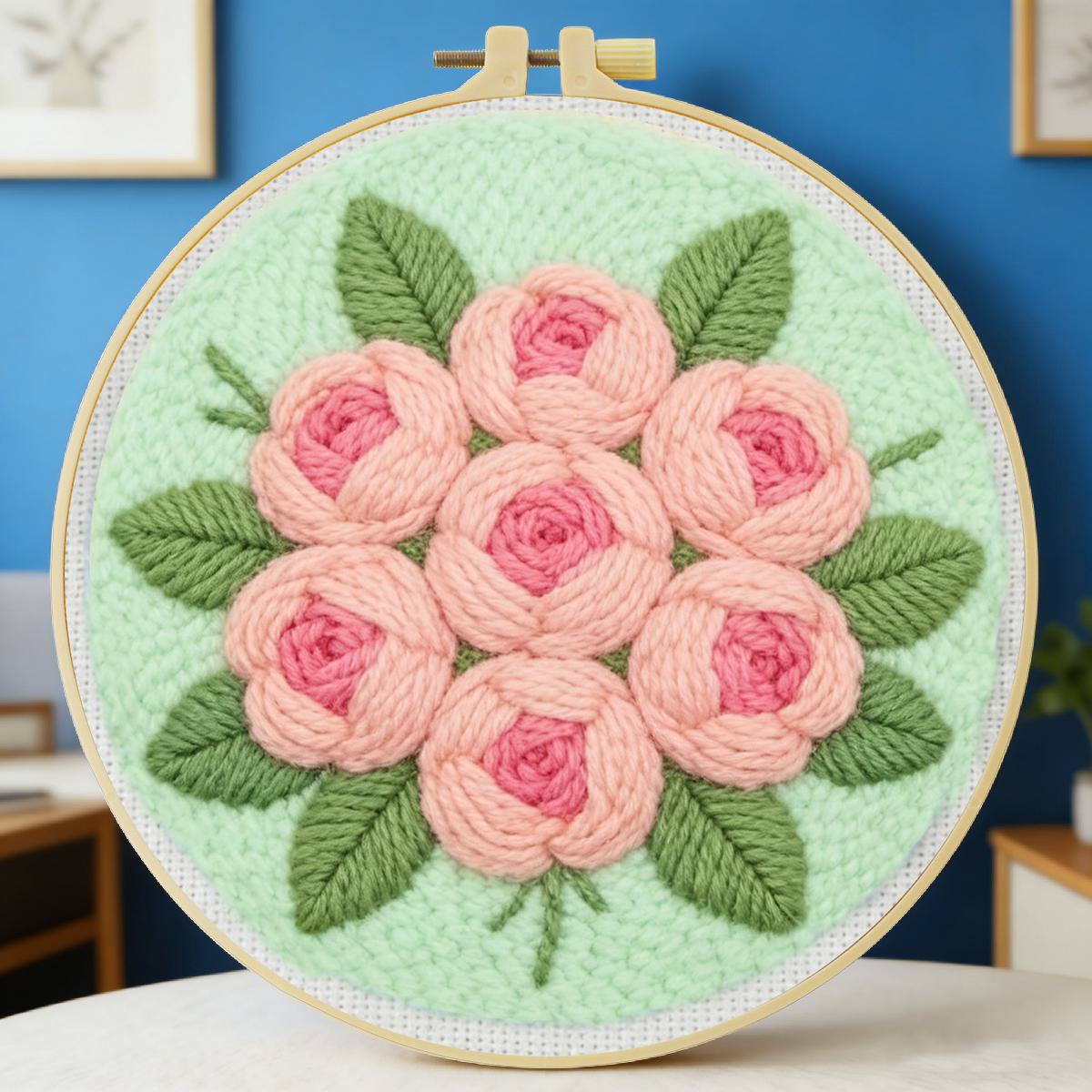Sewing Textile Art - Kit de Bordado con Aguja Mágica