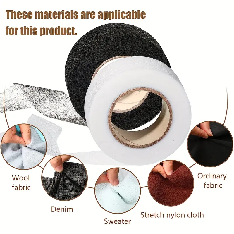 Cinta de dobladillo termofusib - Hem Tape Fusible reseña y precio
