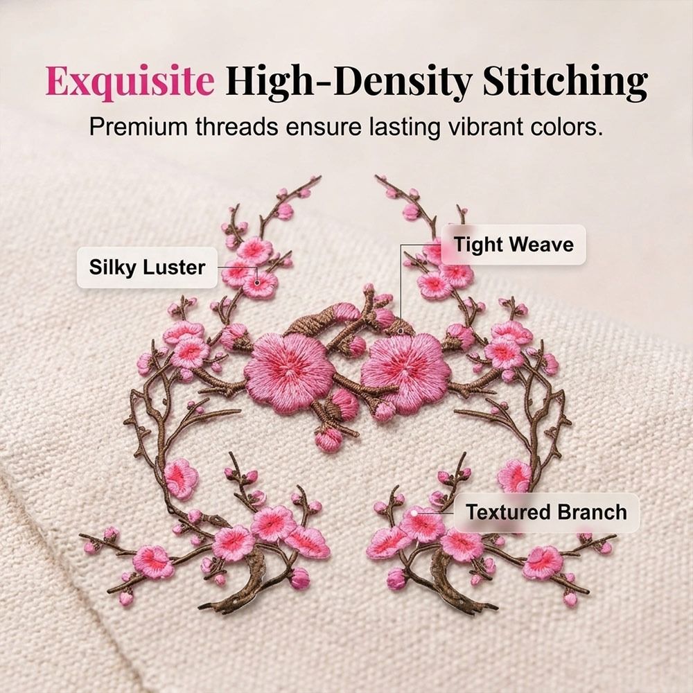 Parches Termoadhesivos de Flor - Sewing Repair reseña y precio