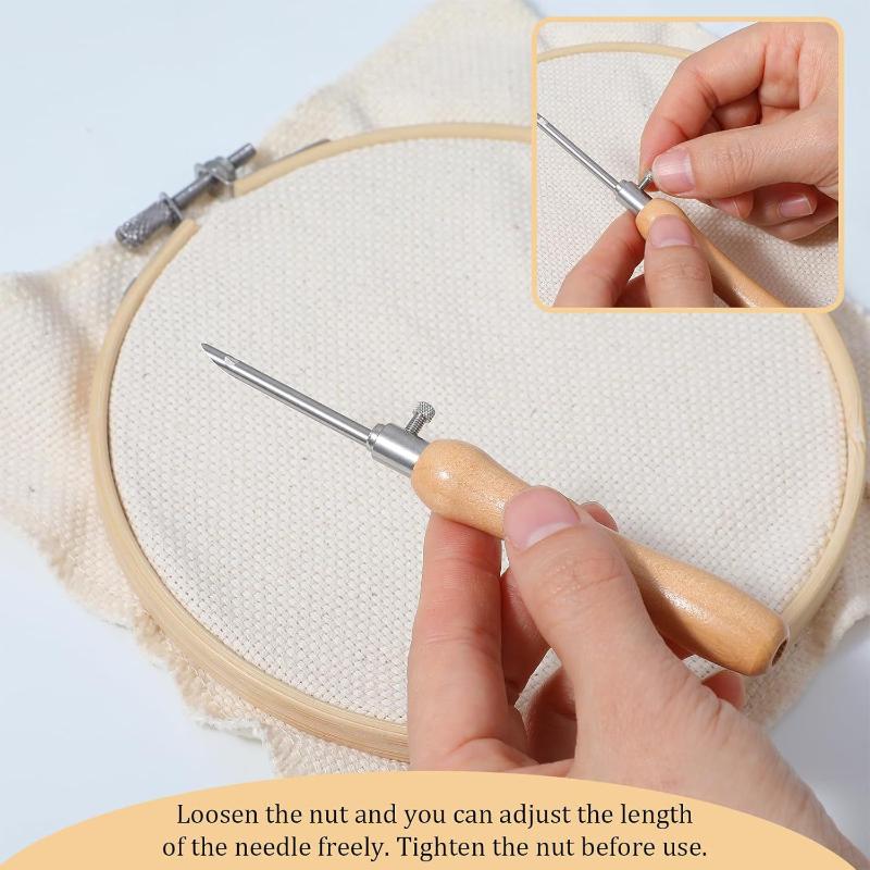 Juego de 5 Agujas de Bordado A - Sewing Textile Art reseña y precio