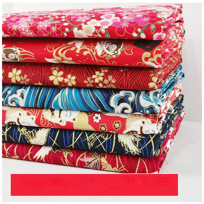 Tela japonesa de flores estamp - Textile Sewing Patterns reseña y precio