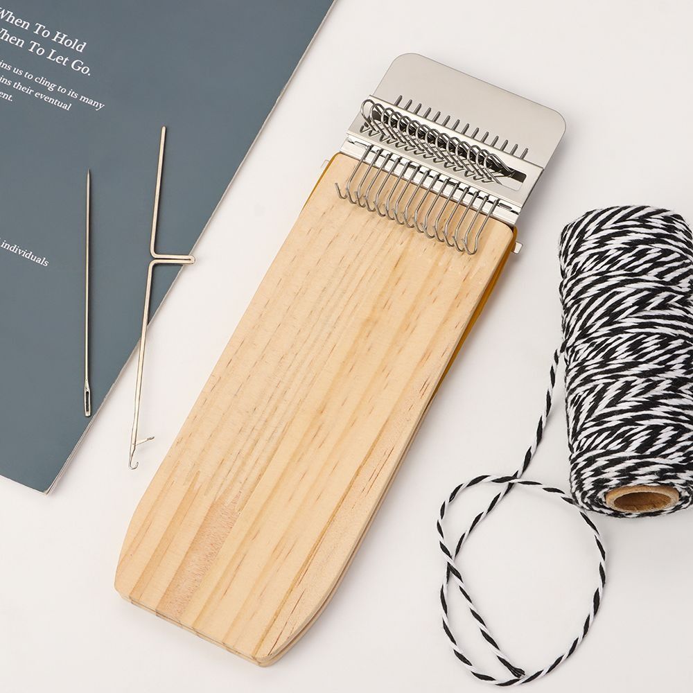 Mini telar de madera para bric - Textiles Sewing Machine reseña y precio