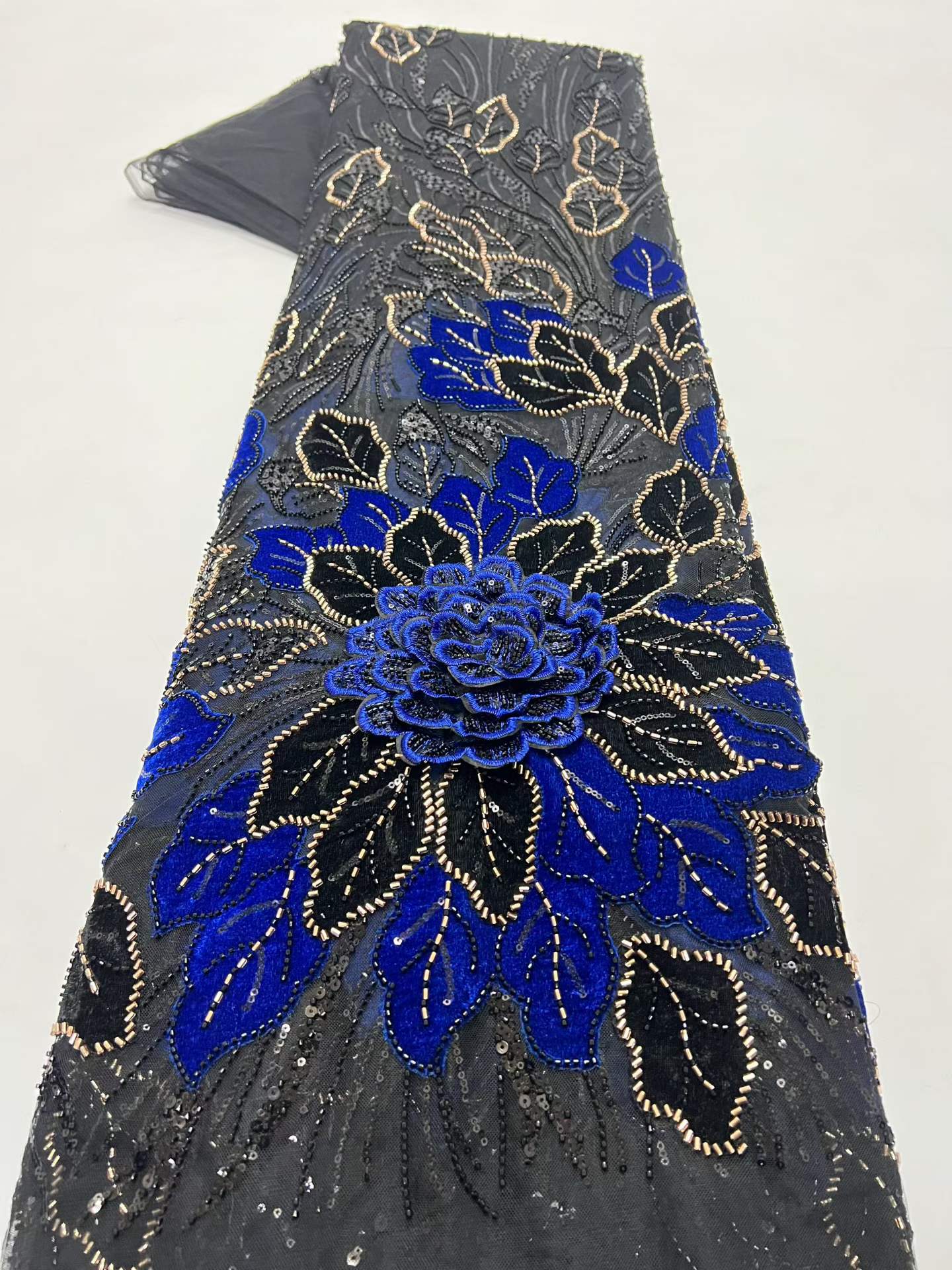 Tela de Encaje Africana de Luj - Sewing Velvet Fabric reseña y precio