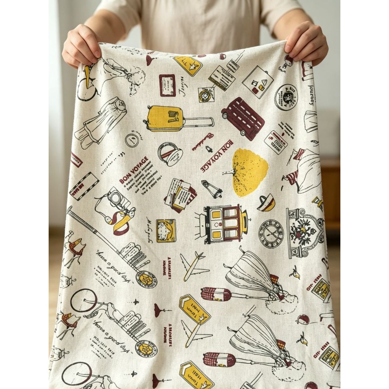 Tela de mezcla con estampado d - Sewing In Textile reseña y precio