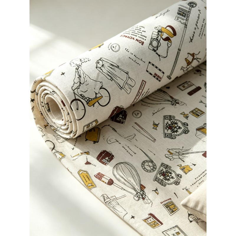Tela de mezcla con estampado d - Sewing In Textile reseña y precio